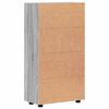vidaXL Bufet cu ușă FLORIN Gri Sonoma 55,5 x 29 x 103 cm Lemn compozit