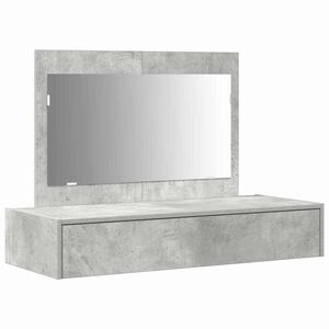 vidaXL Masă de Machiaj Gri 100 x 40 x 70 cm Lemn prelucrat