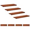 vidaXL Trepte de scară 8 buc. 90 x 25 x 2 cm Maro Lemn de fag masiv