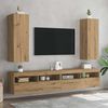 vidaXL Dulapuri TV 2 buc. stejar artizanal 30,5x30x90cm lemn prelucrat