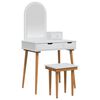 vidaXL Set de Dressing FAUSKE 4 buc. Alb 76 x 50 x 143 cm