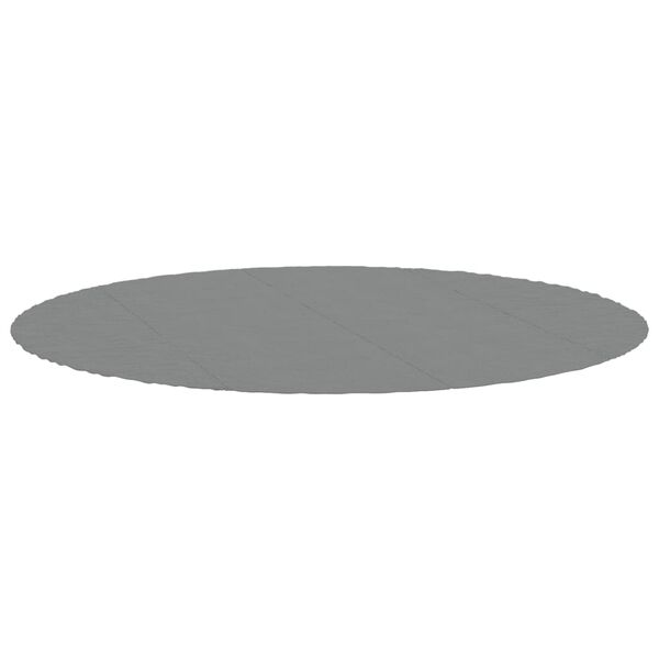 vidaXL Acoperire geotextil piscină, gri deschis, &Oslash;458 cm, poliester