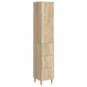 vidaXL Set de Dulapuri 2 pcs Stejar Sonoma 33 x 34,5 x 90 cm
