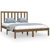 vidaXL Cadru de pat King Size, maro miere, 150x200 cm, lemn masiv pin