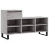 vidaXL Pantofar, gri sonoma, 102x36x60 cm, lemn prelucrat
