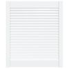 vidaXL Ușă de dulap design lambriu, alb, 69x59,4 cm, lemn masiv pin