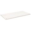 vidaXL Blat de birou, alb, 110x60x2,5 cm, lemn masiv de pin