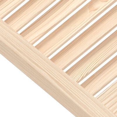 vidaXL Uși de dulap design lambriu 2 buc. 61,5x59,4 cm lemn masiv pin