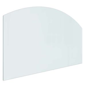 vidaXL Placă de sticlă pentru semineu Transparent 100 x 60 cm Sticlă
