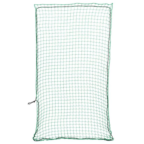 vidaXL Plasă de remorcă cu funie elastică, verde, 3x1,65 m, PP