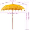 vidaXL Parasol Balinez Galben 215 x 215 x 260 cm