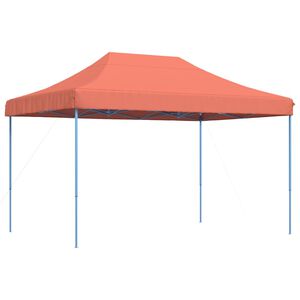 vidaXL Cort de petrecere pliabil Pop-Up, 410x279x315 cm, teracotă