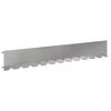 vidaXL Margine pentru gazon 30 buc. 102 x 15 x 4 cm Oțel Argintiu
