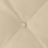 vidaXL Perna pentru spate Crem 50 x 45 cm Țesătură din microfibră