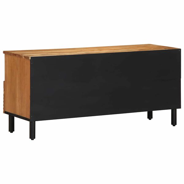 vidaXL Unități TV cu sertar Lemn Solid de Acacia 100 x 33,5 x 46 cm