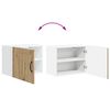 vidaXL Dulap de bucătărie 2 pcs Stejar Artizanal 50 x 31 x 40 cm