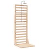 vidaXL Duș exterior 225 cm Lemn masiv de pin și oțel inoxidabil