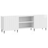 vidaXL Cabinet TV Alb foarte lucios 150 x 31 x 52 cm Lemn prelucrat