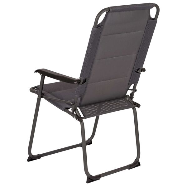Bo-Camp Scaun de camping &bdquo;Copa Rio Comfort XXL Air&rdquo;, gri