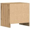 vidaXL Dulap de noapte cu sertar Stejar Artizanal 45 x 34 x 44,5 cm