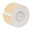 vidaXL Bandă din spumă autoadezivă 5 buc. Alb 10mm x 10m Spumă CR