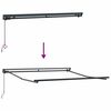 vidaXL Cortina Retractabilă Bej 300 x 250 cm Aluminiu și țesătură