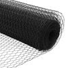 vidaXL Gard hexagonal Gri 1 x 50 m PVC