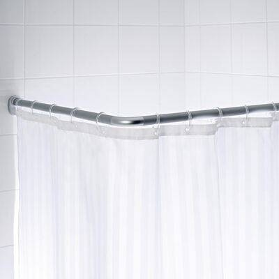 RIDDER Tijă universală de colț pentru perdeaua de duș, 90x90x2,5 cm