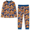 Pijamale de copii cu m&acirc;neci lungi cognac 92