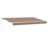 vidaXL Copertină retractabilă Gri taupe 4 x 2 m țesătură