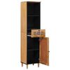 vidaXL Dulap de Baie natural 38 x 33 x 160 cm Lemn de mango solid