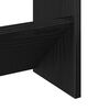 vidaXL Dulap pentru pantofi Stejar Negru 80 x 18 x 90 cm Lemn compozit