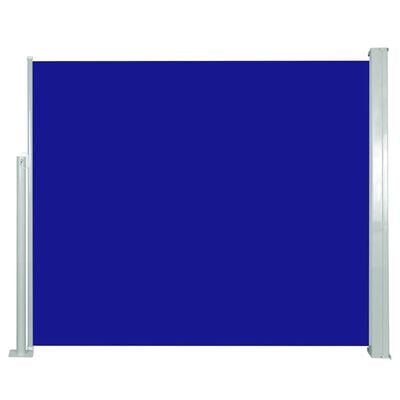 vidaXL Copertină laterală retractabilă, albastru, 120x300 cm