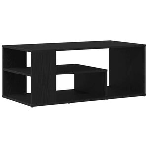 vidaXL Masă de cafea Stejar Negru 100 x 50 x 40 cm Lemn prelucrat