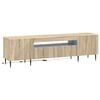 vidaXL Cabinet TV cu LED HAARLEM 153 x 35 x 43 cm Stejar Sonoma