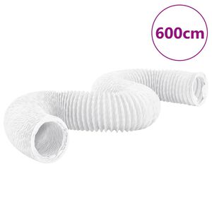 vidaXL Conductă de evacuare, 6 m, &Oslash;20 cm, PVC