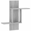 vidaXL Raft de perete Sonoma gri 59 x 17 x 63 cm Lemn prelucrat