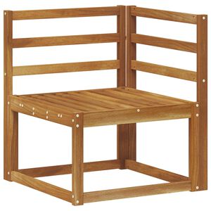 vidaXL Sofa Colțar pentru Exterior Lemn Solid de Acacia natural