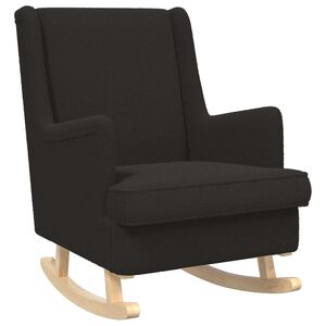 vidaXL Scaun balansoar Negru 62 x 80 x 85 cm Boucl&eacute;