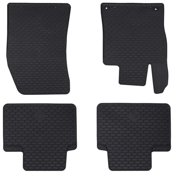 vidaXL Covor pentru mașină 4 pcs Negru Potrivit pentru 308 SW 2021-