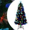 vidaXL Brad de Crăciun artificial Verde 120 cm PVC