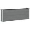 vidaXL Strat &icirc;nălțat de grădină 2 pcs WPC și Aluminiu
