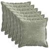 vidaXL Husă pentru pernă 6 buc. HOUTEN Verde 30 x 30 cm
