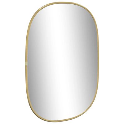 vidaXL Oglindă de perete, auriu, 50x35 cm