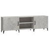vidaXL Comodă TV, gri beton, 150x30x50 cm, lemn compozit