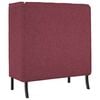 vidaXL Canapea cu spătar &icirc;nalt 101cm bordo țesătură