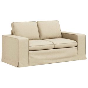 vidaXL Canapea Crem 162 x 80 x 82 cm țesătură