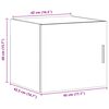 vidaXL Dulap de perete, stejar fumuriu, 45x42,5x40 cm, lemn prelucrat