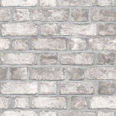 Noordwand Tapet „Homestyle Brick Wall”, gri și alb murdar