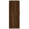 vidaXL Dulap montat pe perete, stejar maro, 69,5x34x90 cm